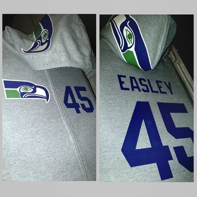 Image of Throwback 'Hawks inspired hoodie. Any Name/Number