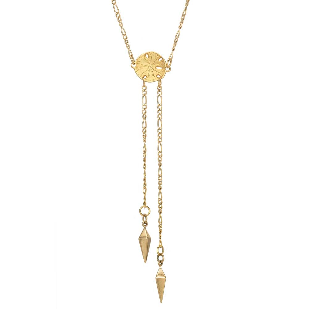 Image of SEASHELL & SPIKE NECKLACE