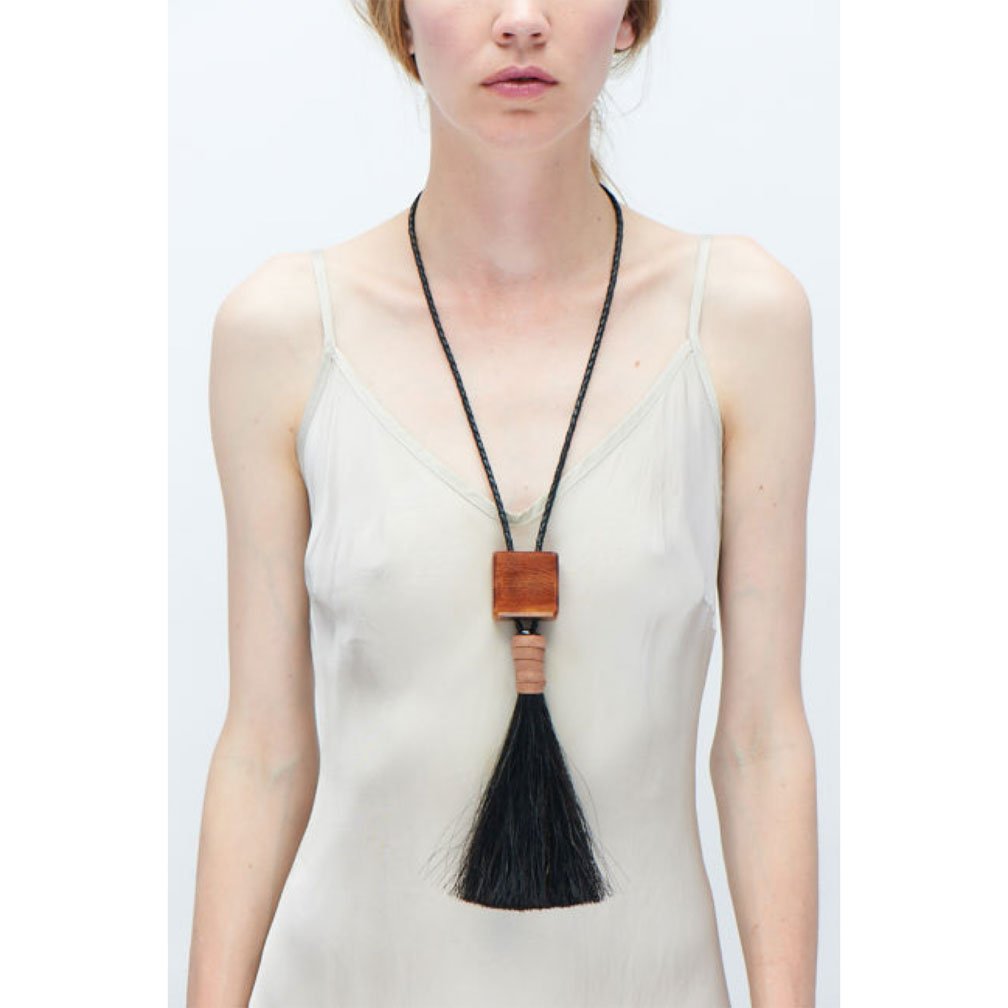Block Bolo Necklace / Golden Pony Workshop