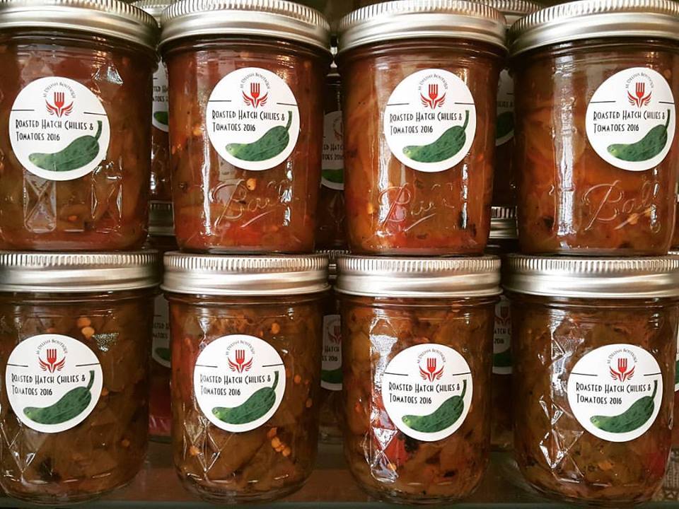 Image of Roasted Hatch Chilies & Tomatoes 8 Ounce Jars