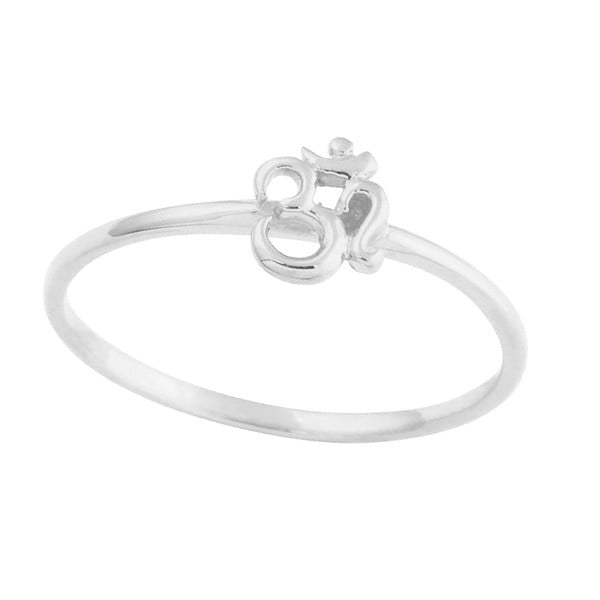 Image of Sterling Silver Om Ring