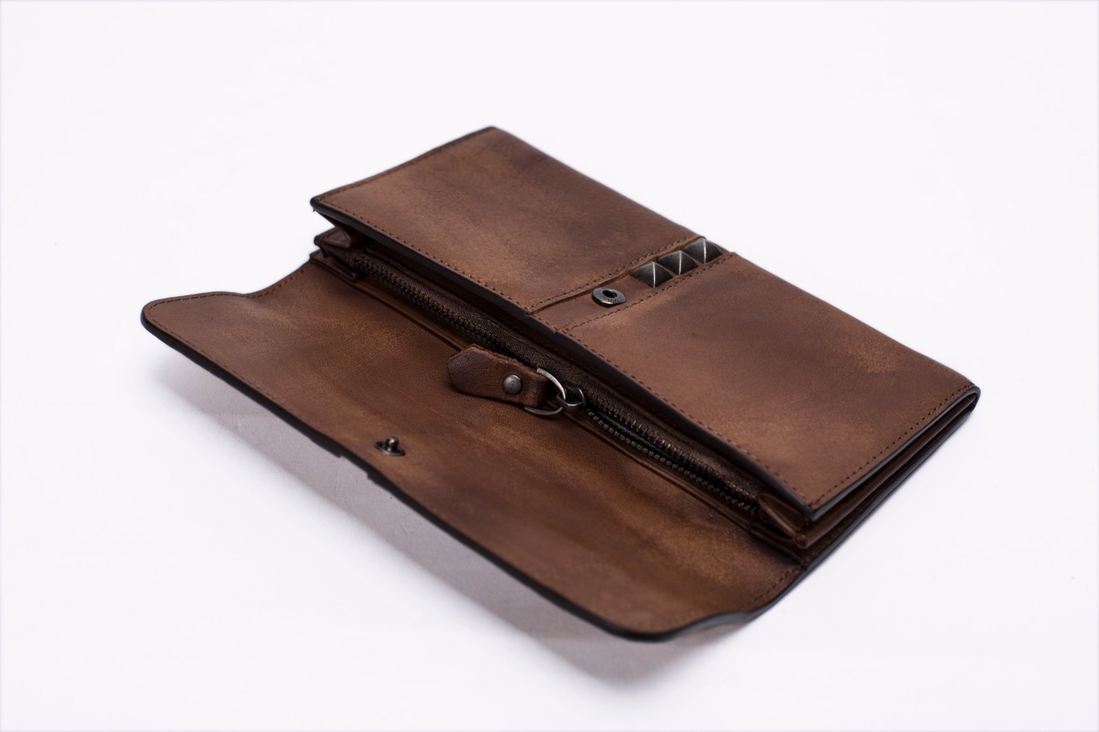 Farm Rooster Chicken Leather Wallet For Women - Long Purse With Phone Organizer & Waterproof Zip