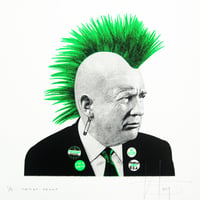 Image 3 of PUNK TRUMP... 1/3 Arist Proof - GREEN Neon