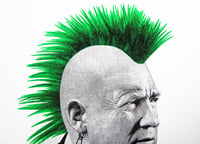 Image 4 of PUNK TRUMP... 1/3 Arist Proof - GREEN Neon