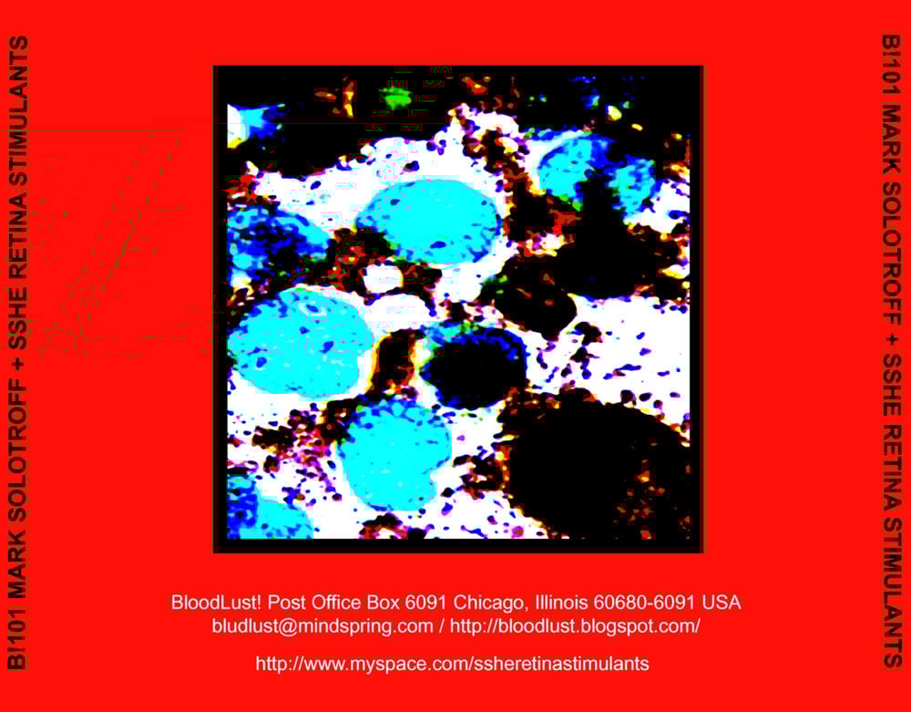 B!101 Mark Solotroff + Sshe Retina Stimulants Part One CD
