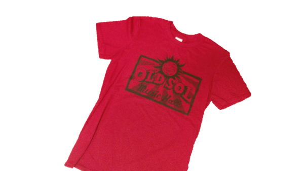Image of Old Sol Music Hall -- Adult T-Shirt (Red)