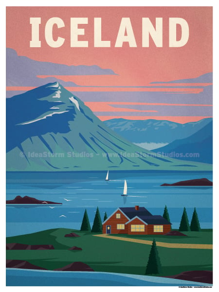 IdeaStorm Studio Store — Iceland Poster