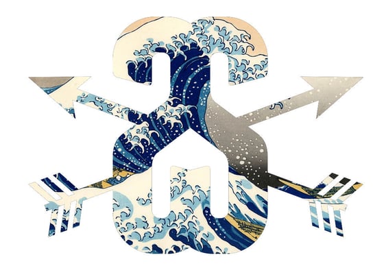 Image of Great Wave Decal