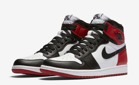 Image of Air Jordan 1 Retro High OG- Black Toe