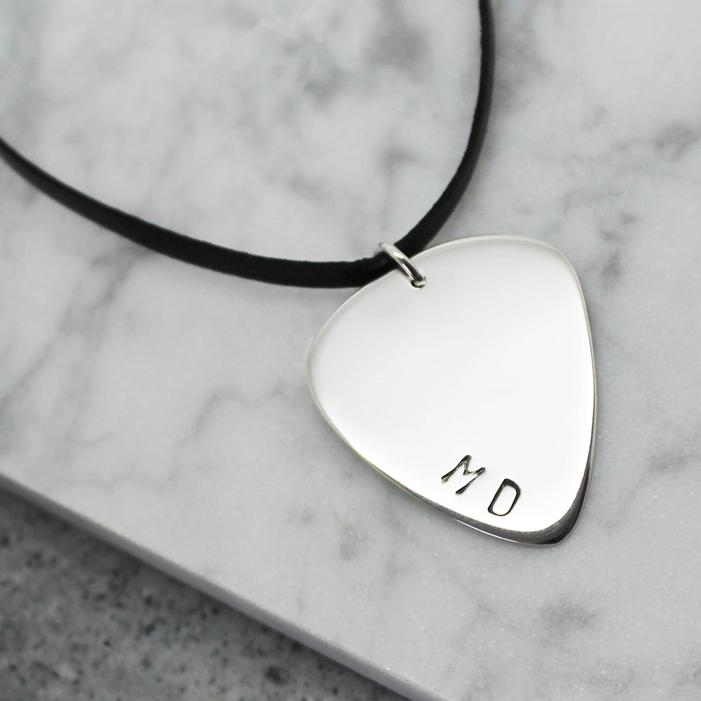 Custom Guitar Pick Necklace Personalized Guitar Pick Hand Stamped Guitar  Pick Guitar Pick Pendant Mens Necklace Music Lover Gift Pearl Jam - Etsy