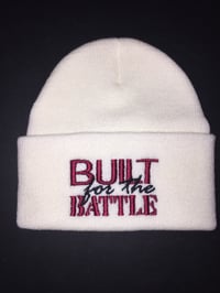Image 1 of "BUILT for the BATTLE" Beanies (Color options in drop down menu)
