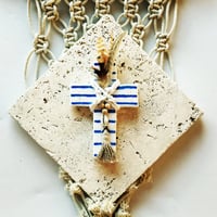 Image 3 of Tribal Black Stripe Cross