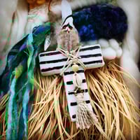 Image 2 of Tribal Black Stripe Cross