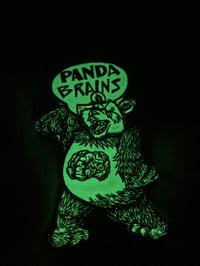 Image 3 of Undead Panda Glow-in-the-dark Variant Enamel Pin + Free Sticker