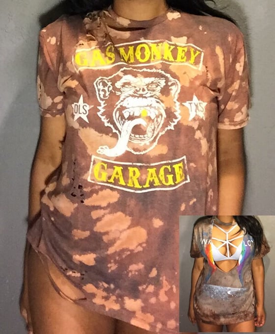 Image of Gas Monkey Distressed Tee