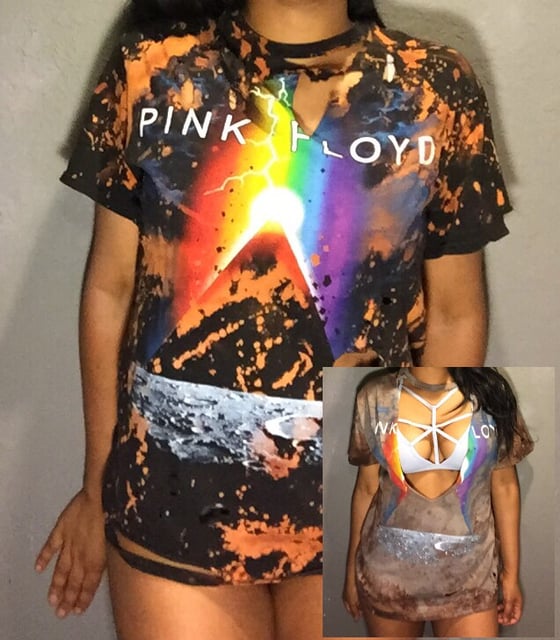 Image of Pink Floyd Distressed Tee