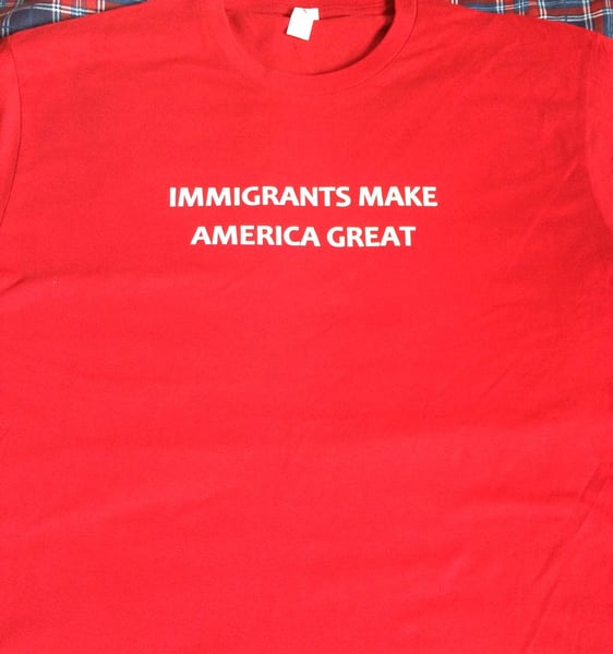 Image of Immigrants Make America Great (Red)