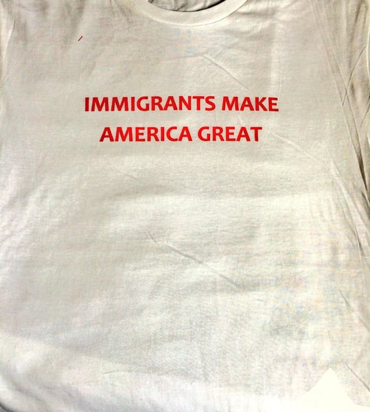 Image of Immigrants Make America Great (White)