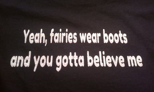 Image of Widespread Sabbath "Fairies wear boots" shirts (Multiple Colors) Price includes Shipping!