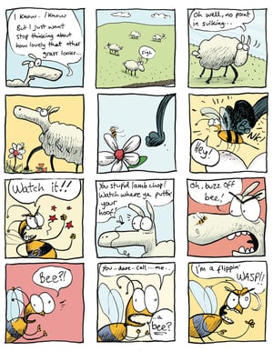 Image of Derek The Sheep: Let's Bee Friends by Gary Northfield