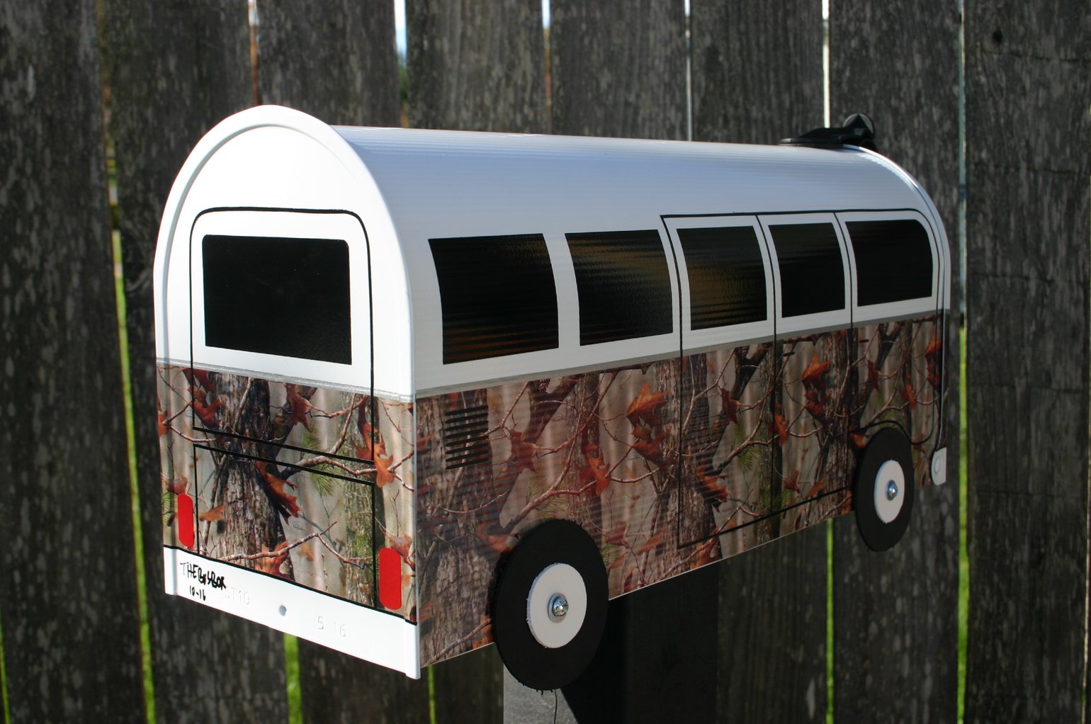 Camouflage Volkswagen Bus Mailbox By Thebusbox - Camo Hunt Hunting 