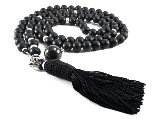 Image of Double Infinity Black Onyx Mala 88 