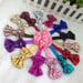 Image of Sequin bows on Elastic headbands - 15 color choices