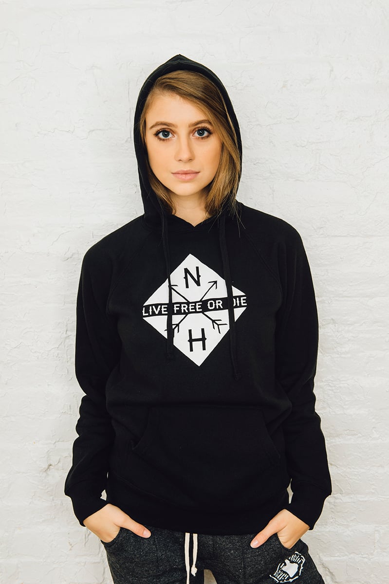 Black store diamond hoodie