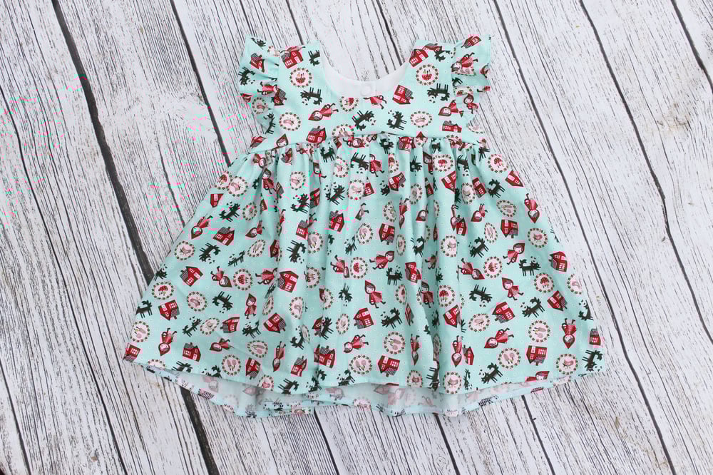 Image of Red Riding Hood Flutter Sleeve Pre-Order