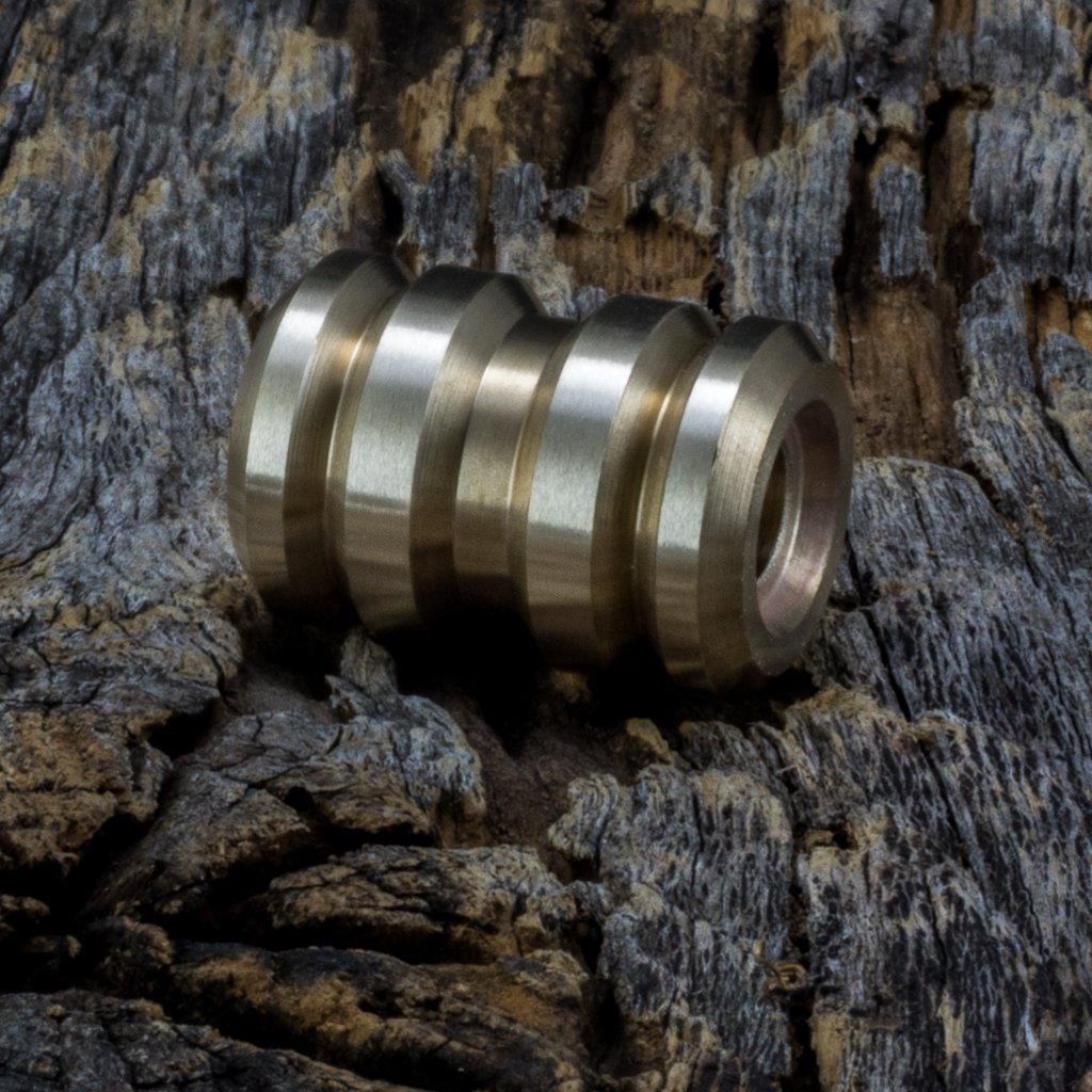 Image of Tank Brass Machined Bead