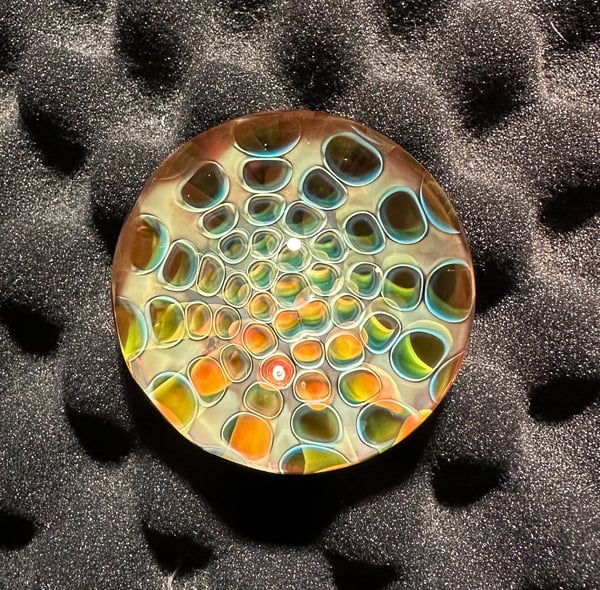 Image of Honeycomb Marble With Pinwheel Band