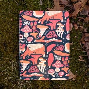 Mushroom Sticker Collecting Book