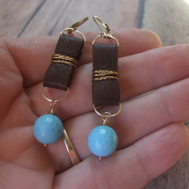 Bohemian Deerskin Danglers