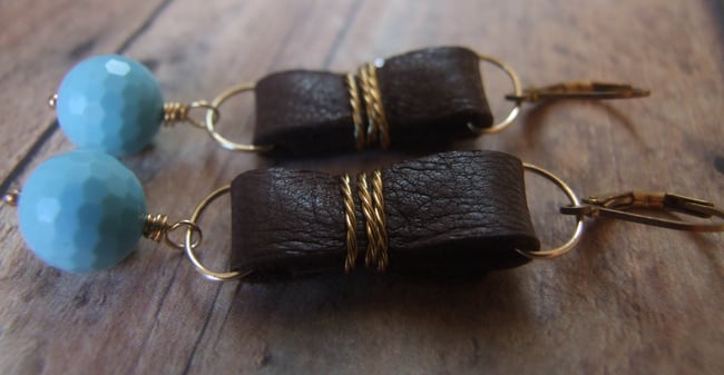 Bohemian Deerskin Danglers