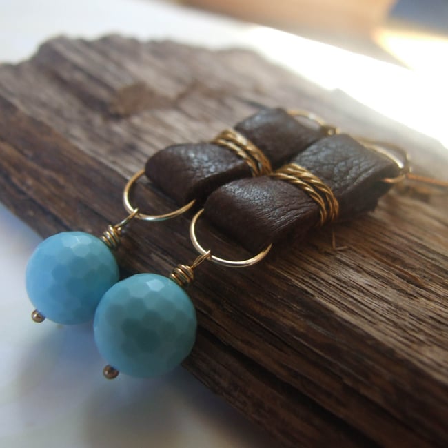 Bohemian Deerskin Danglers