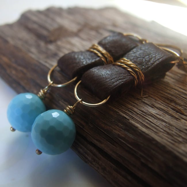 Bohemian Deerskin Danglers