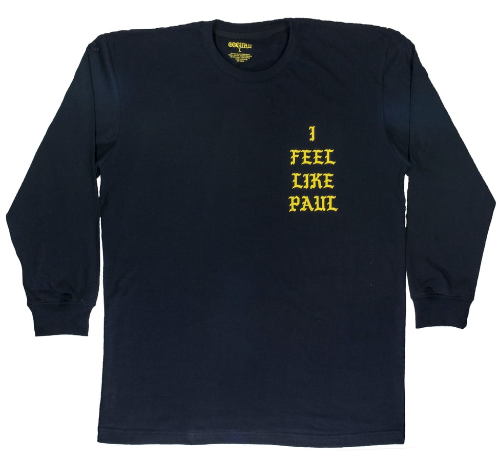 Image of PG13 Yeezy Inspired L/S Tee | NAVY