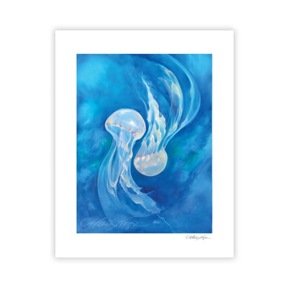 Image of Jelly Fish, Archival Paper Print