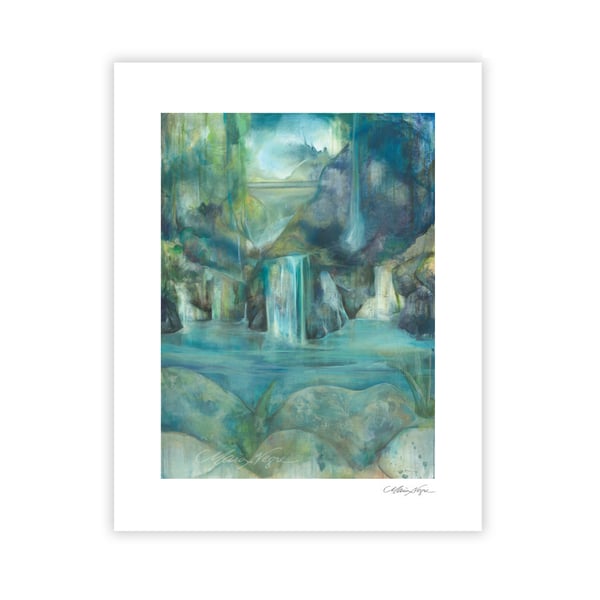 Image of Waterfalls, Archival Paper Print
