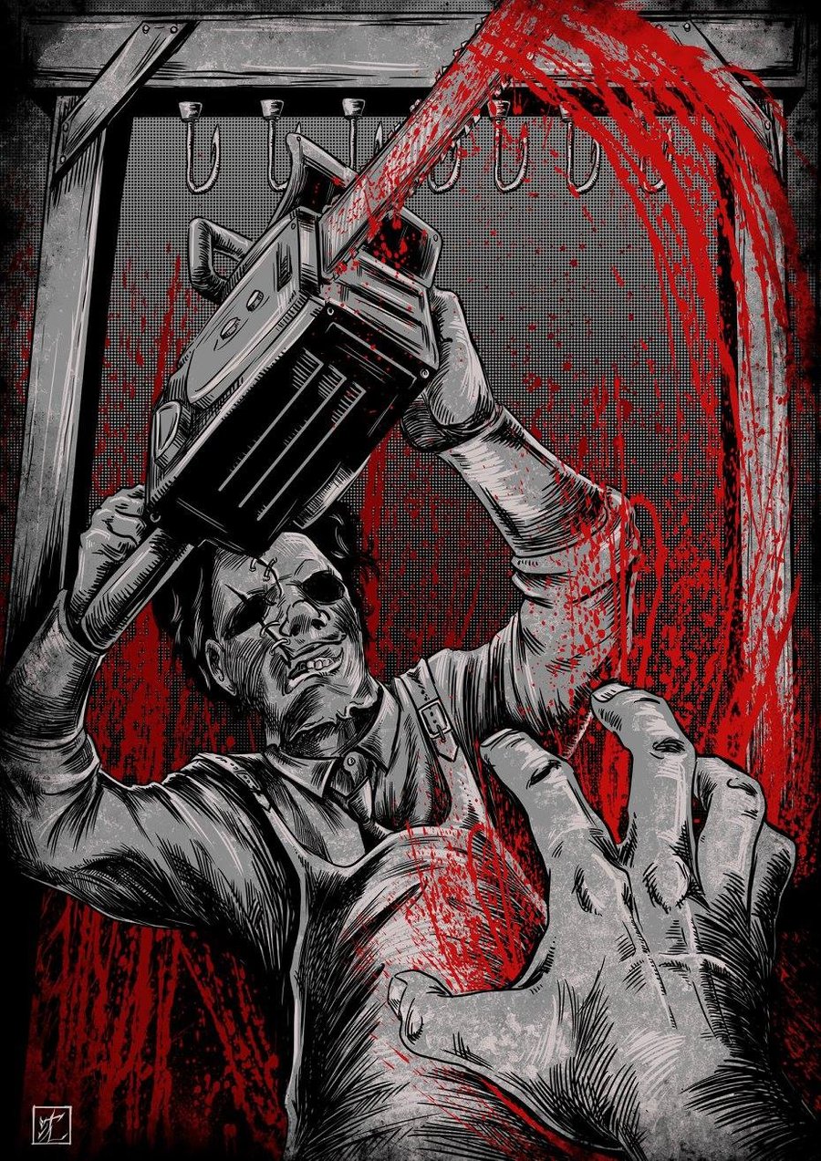 Image of Texas Chainsaw Massacre A2 Print