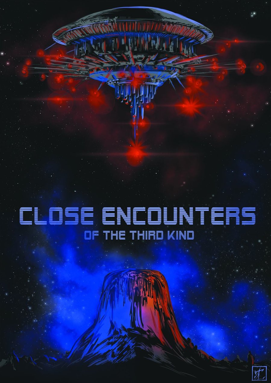 Image of Close Encounters of the Third Kind A2 Print 