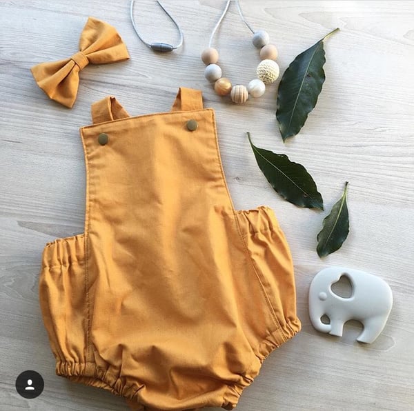 Image of Mustard Romper