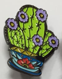 Image 3 of Cactus Lapel Pin by Alex Kass & Bad Pins