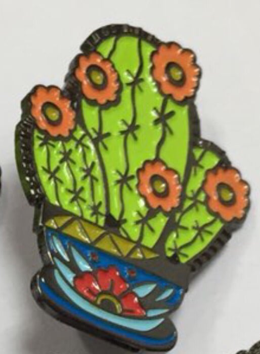 Cactus Lapel Pin by Alex Kass & Bad Pins