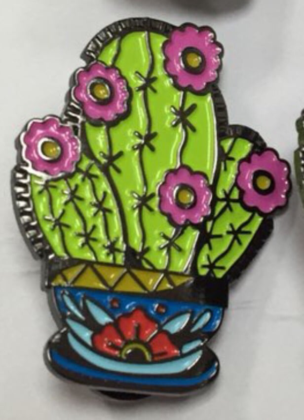 Cactus Lapel Pin by Alex Kass & Bad Pins