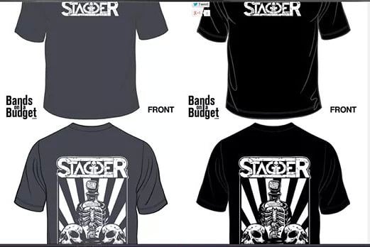 Image of Stagger Logo Mens T'shirts