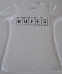 Image 3 of periodic buffs. - white graphic tee