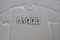 Image 1 of periodic buffs. - white graphic tee