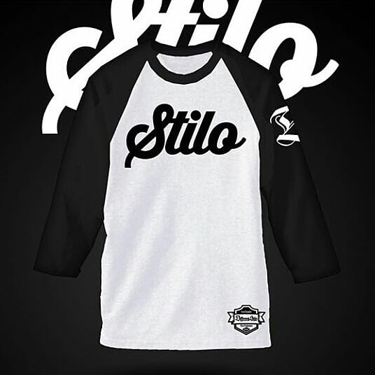 Image of Different Stilo "Black & White" Baseball-T