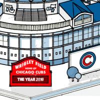 Image 3 of Wrigley Field World Series Poster